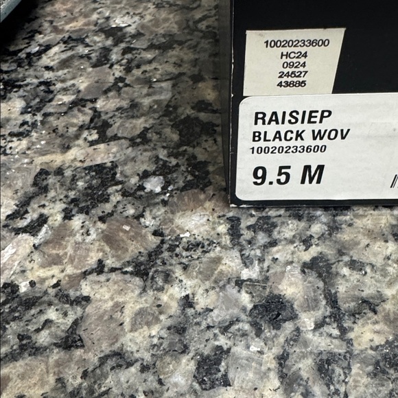 INC International Concepts Black woven Textured Ankle Booties NWT 9.5 - Picture 7 of 13